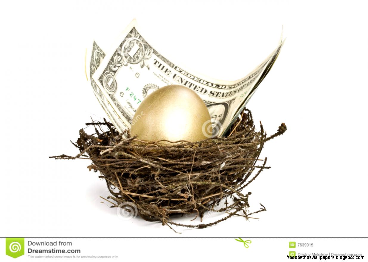 Gold Nest Egg Money