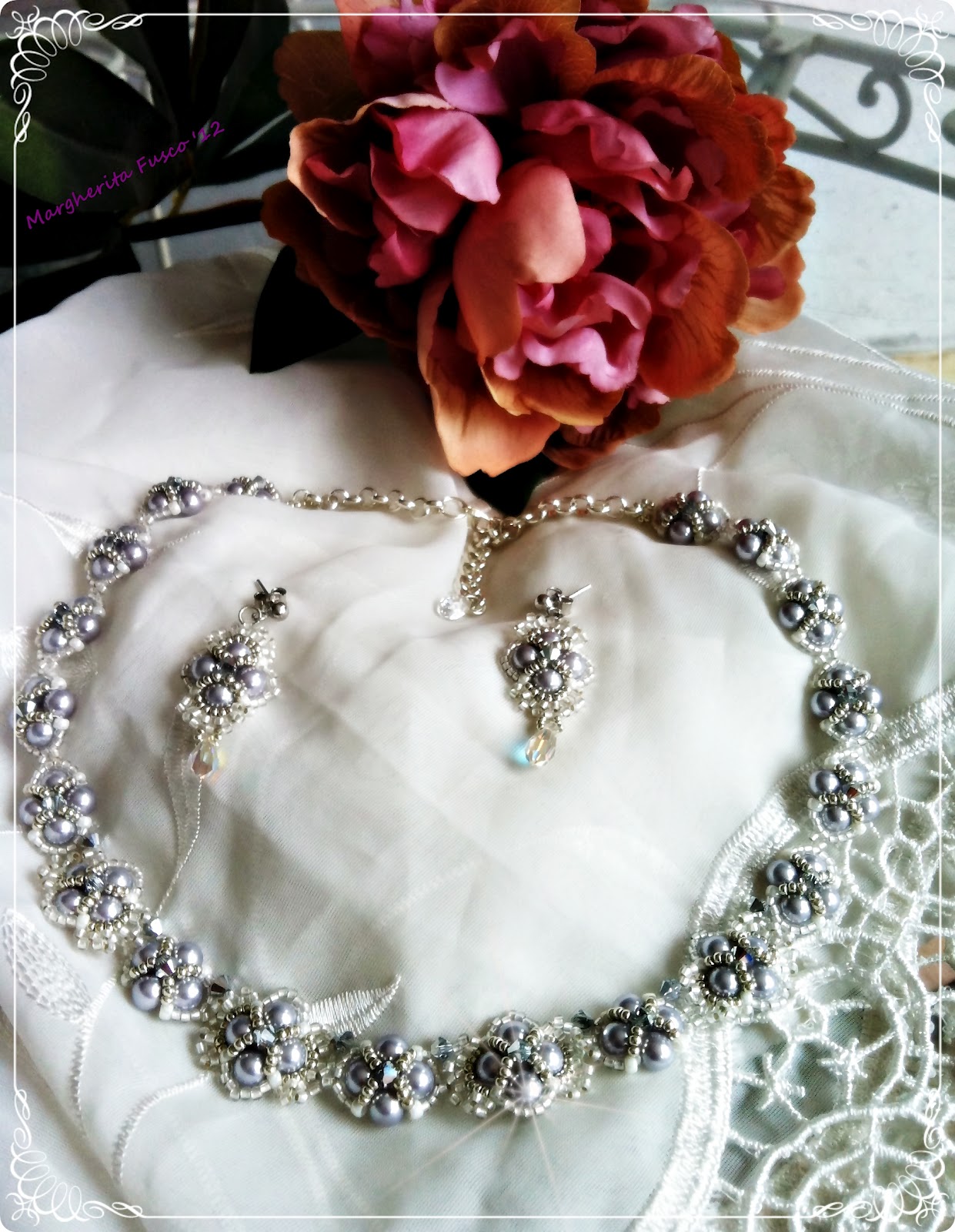 Abito Cerimonia Donna Bead By Bead: Parure Sposa: Collana E - Main Image