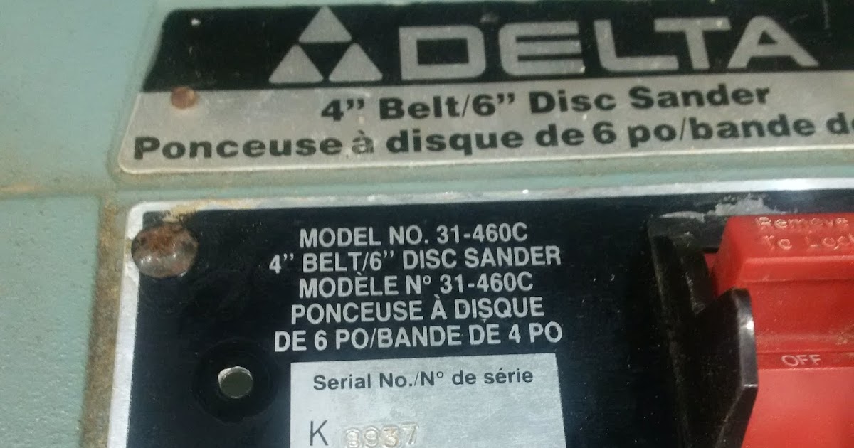 Sold At Auction Delta 31050 1in Belt Sander, 40 OFF