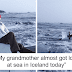 Incredible Grandmother Drifted Off Out To Sea On An Iceberg (Pictures)