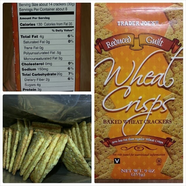 Shannon's Lightening the Load Trader Joe’s Reduced Guilt Wheat Crisps
