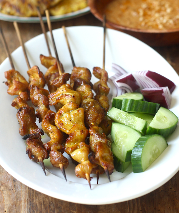 Malaysian Chicken Satay recipe by SeasonWithSpice.com