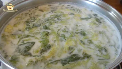 Supa de salata verde etapa 7