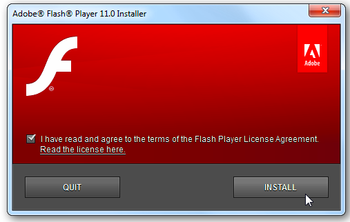 about flash player software download