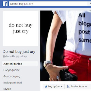 Do not buy just cry Facebook