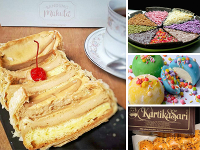 Toko Kue Bawean Pusat Kota Bandung Jawa Barat Berbagai Kue