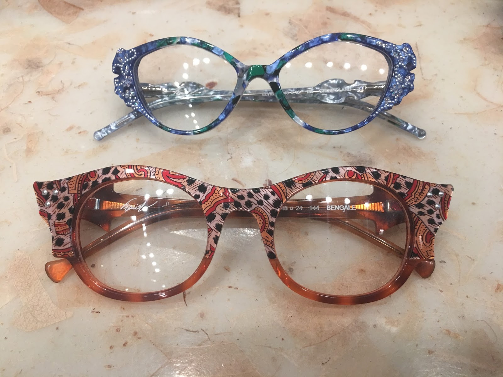 behind the leopard glasses Faniel Trunk Show 10/10 Optics {AKA