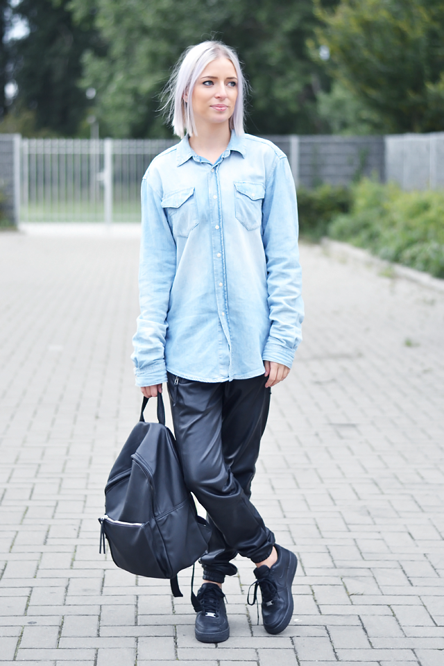 black nike air force 1 outfit