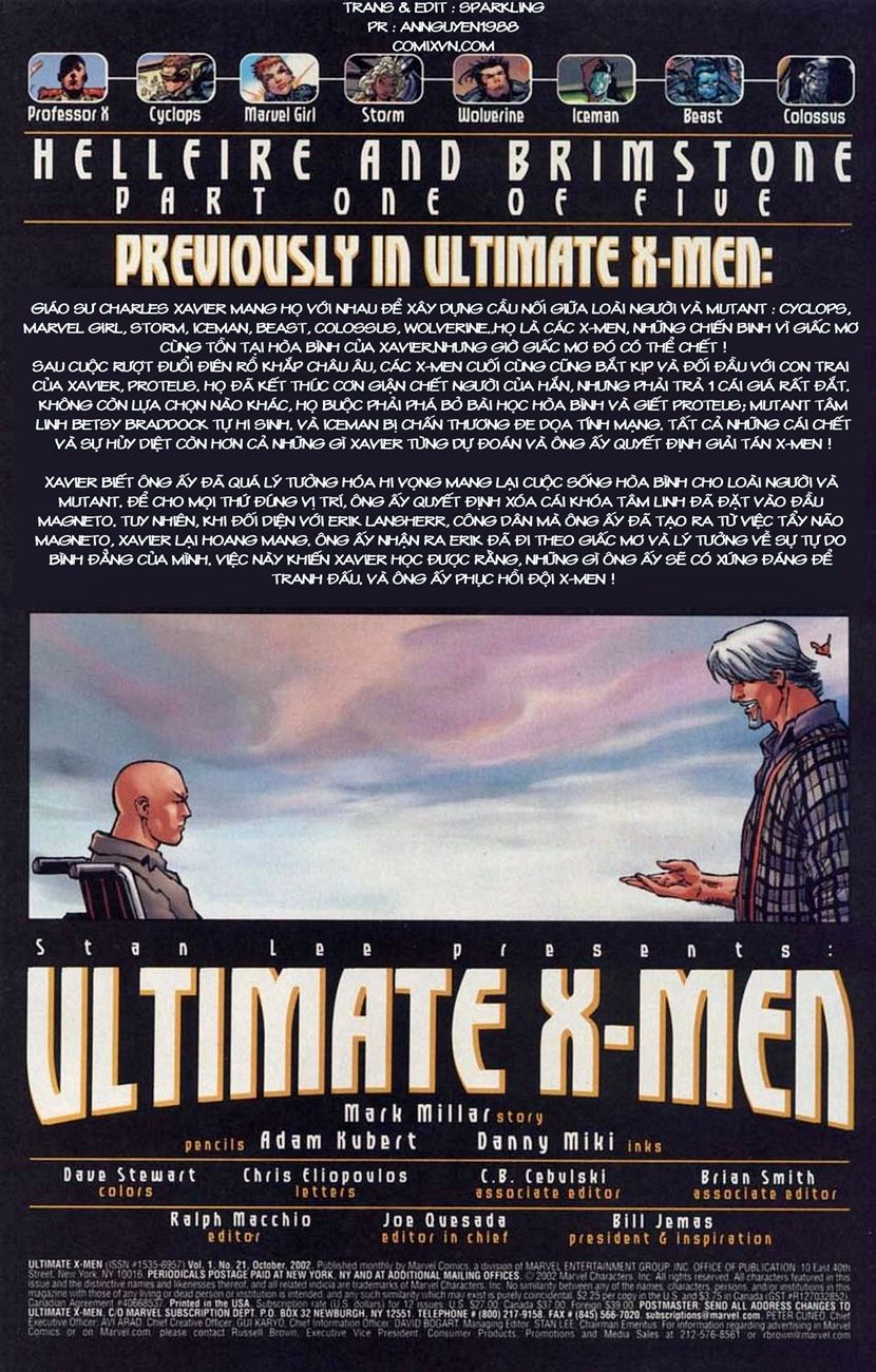 Ultimate X - men chap 21