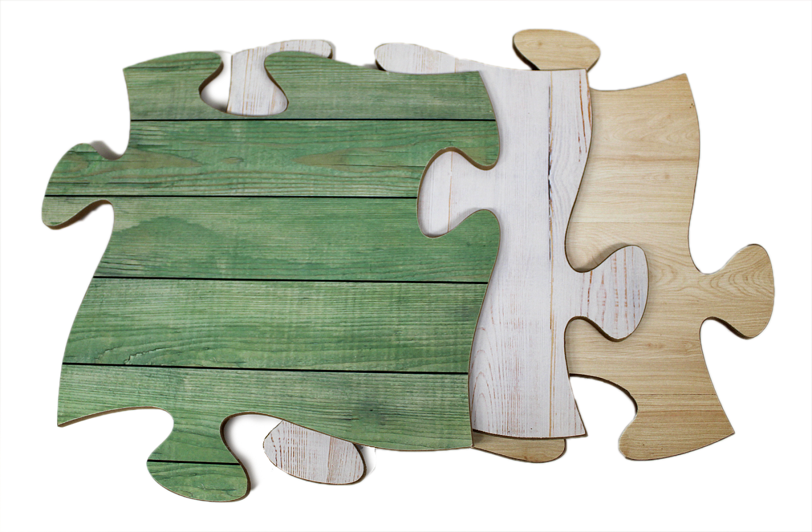 wooden puzzle pieces for crafts