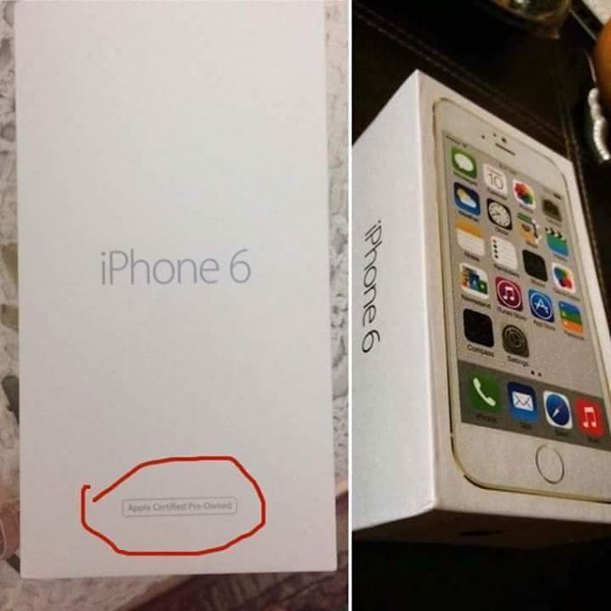 احذر قبل شراء أيفون وملاحظة  من وجود جملة Apple Certified Pre-Owned على العلبة