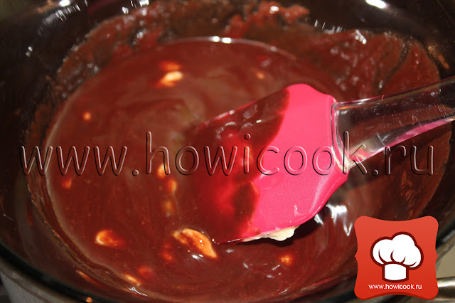 рецепт шоколадной глазури для торта пошаговые фото