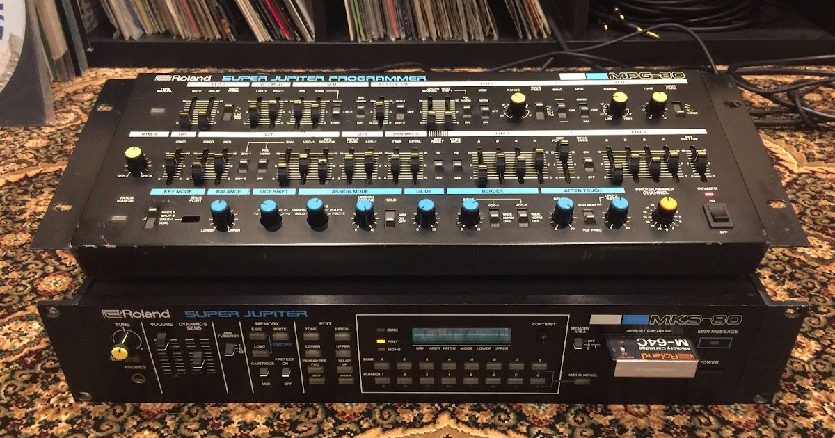 MATRIXSYNTH Roland MKS80 Super Jupiter Rev.4 with MPG80 Programmer