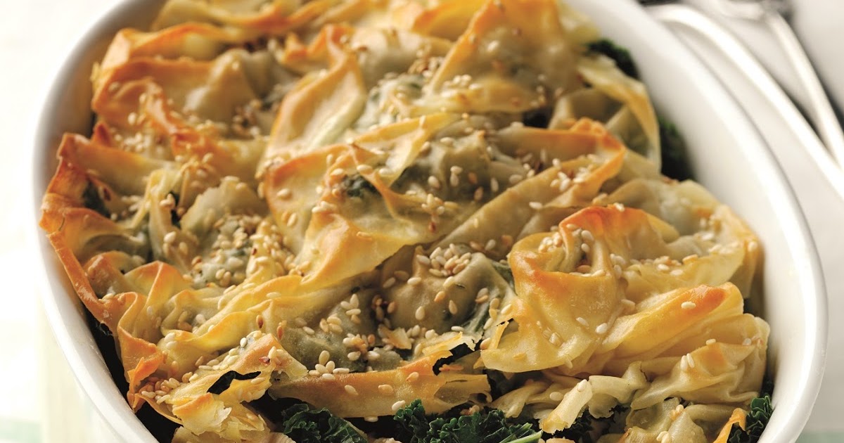 Salmon and Kale Filo Pie... ¡ Wasn't Expecting That