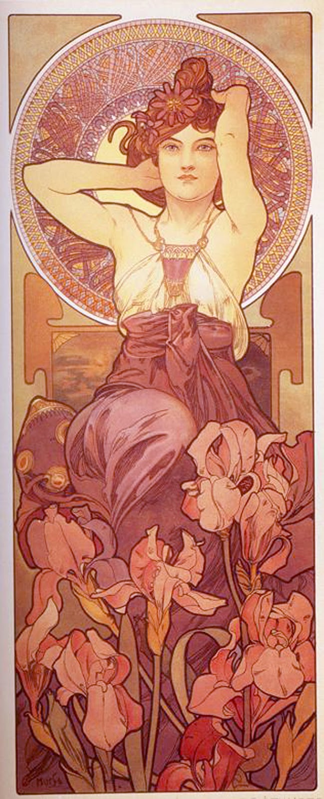 The Best Hearts Are Crunchy: Sitting in Her Garden - Pink Saturday