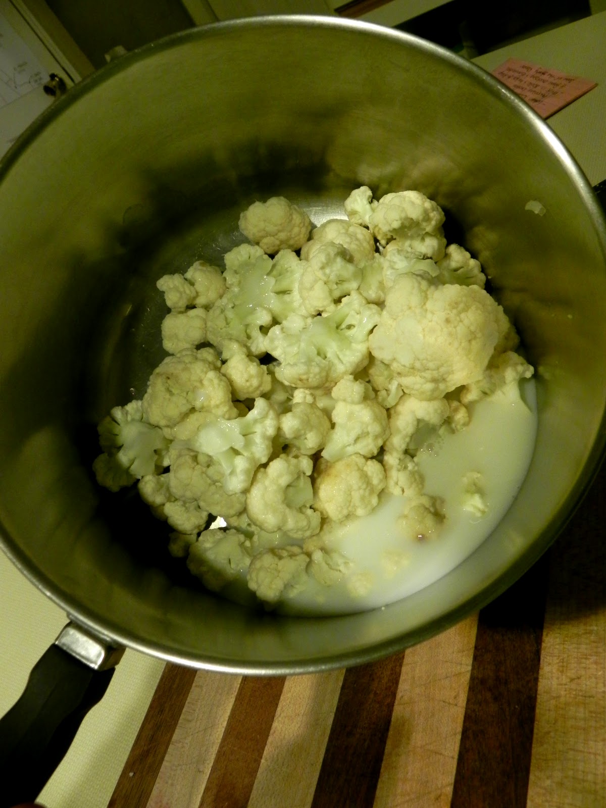 365 Days and 100 Pounds Day 241 Cauliflower Polonaise