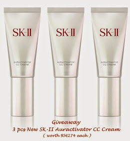 Giveaway, New SK-II Cellumination Auractivator CC Cream, #ChangeDestiny Light Museum, Sk-II, SK-II Malaysia, CC Cream, Japanese Skincare