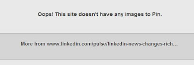 Result of LinkedIn Publication URL on Pinterest.