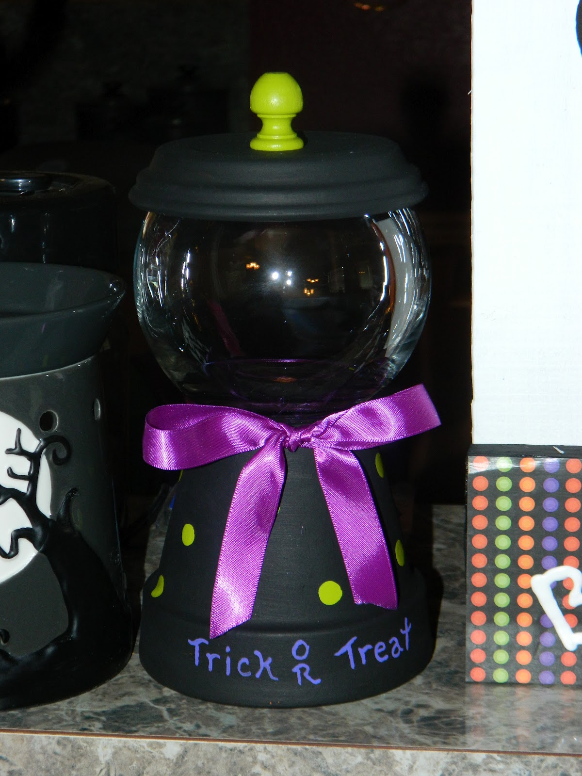 Armed with Lipgloss and Power Tools DIY Halloween Gumball Machine