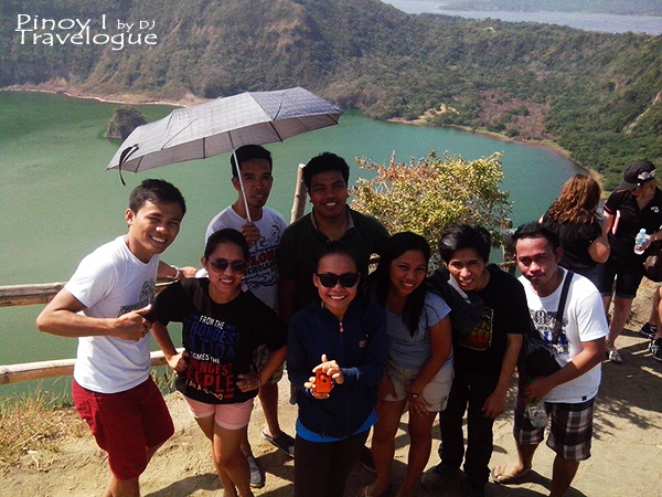 Me and my buddies at the main crater lake view point