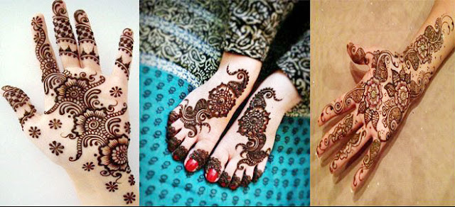 New Floral Mehndi Designs for Hands and Feet 2018