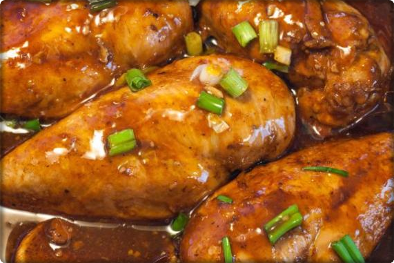 Chicken Breast With Honey & Garlic ~ Recipes by Nana