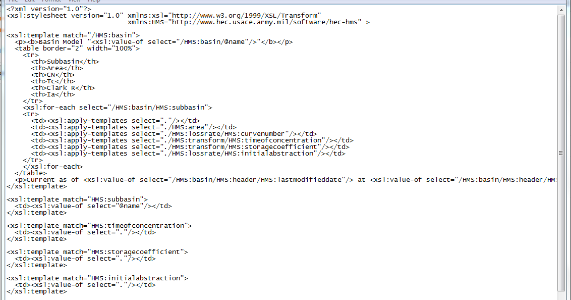 Anna's Hydrology Blog: HEC-HMS report style sheets - first attempt