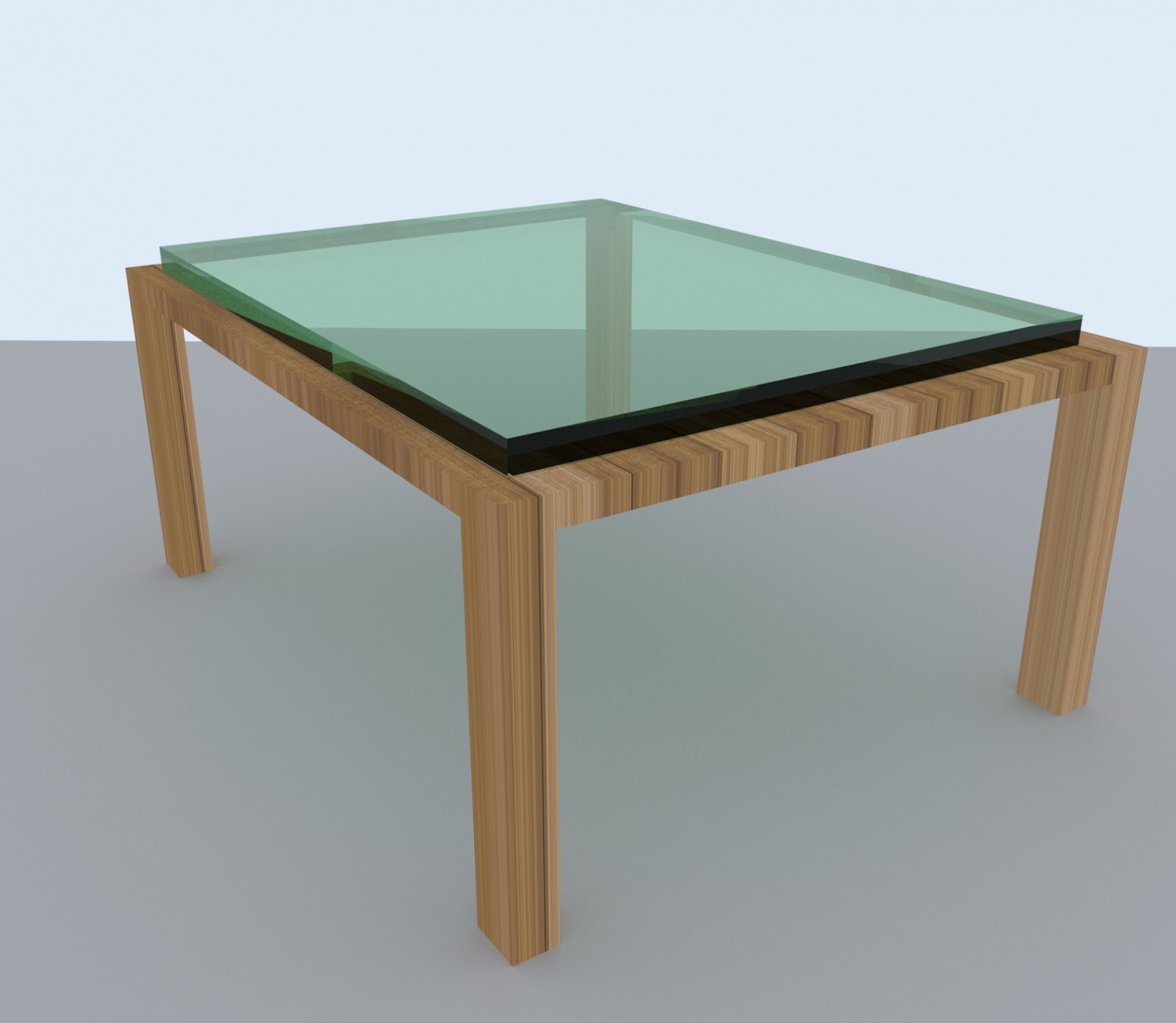 Glass Table Top NYC Mirrored Walls New York