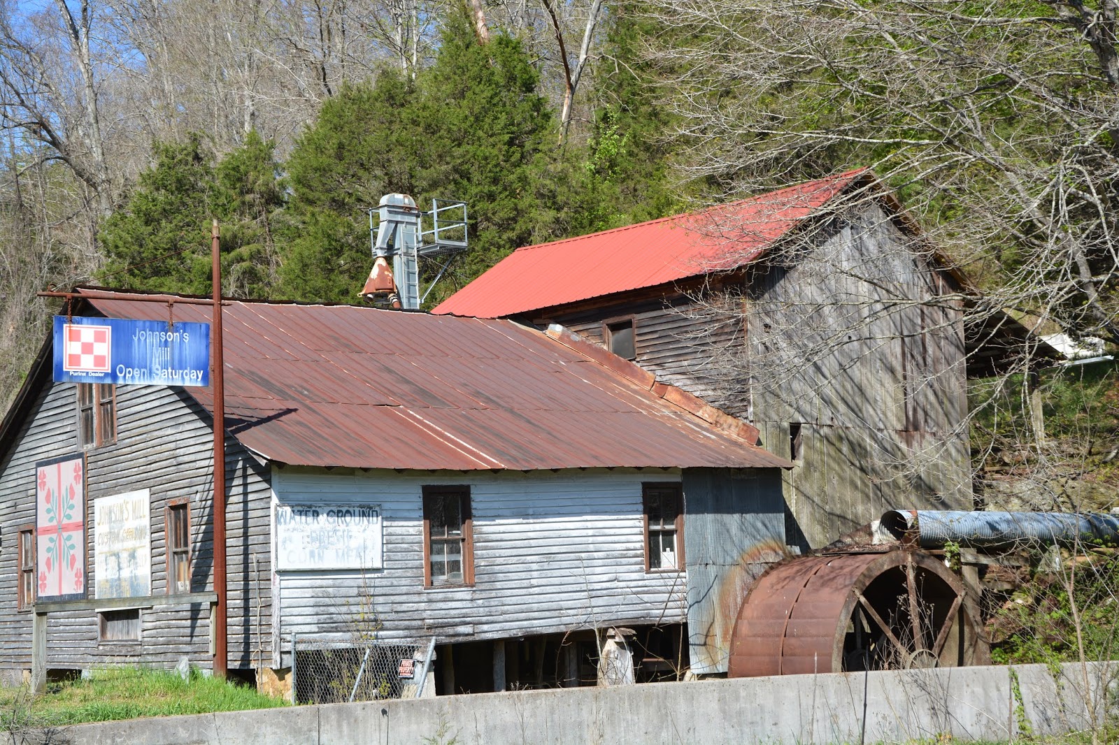 Standing Alone on the Johnson's Mill, New Tazewell, Tennessee