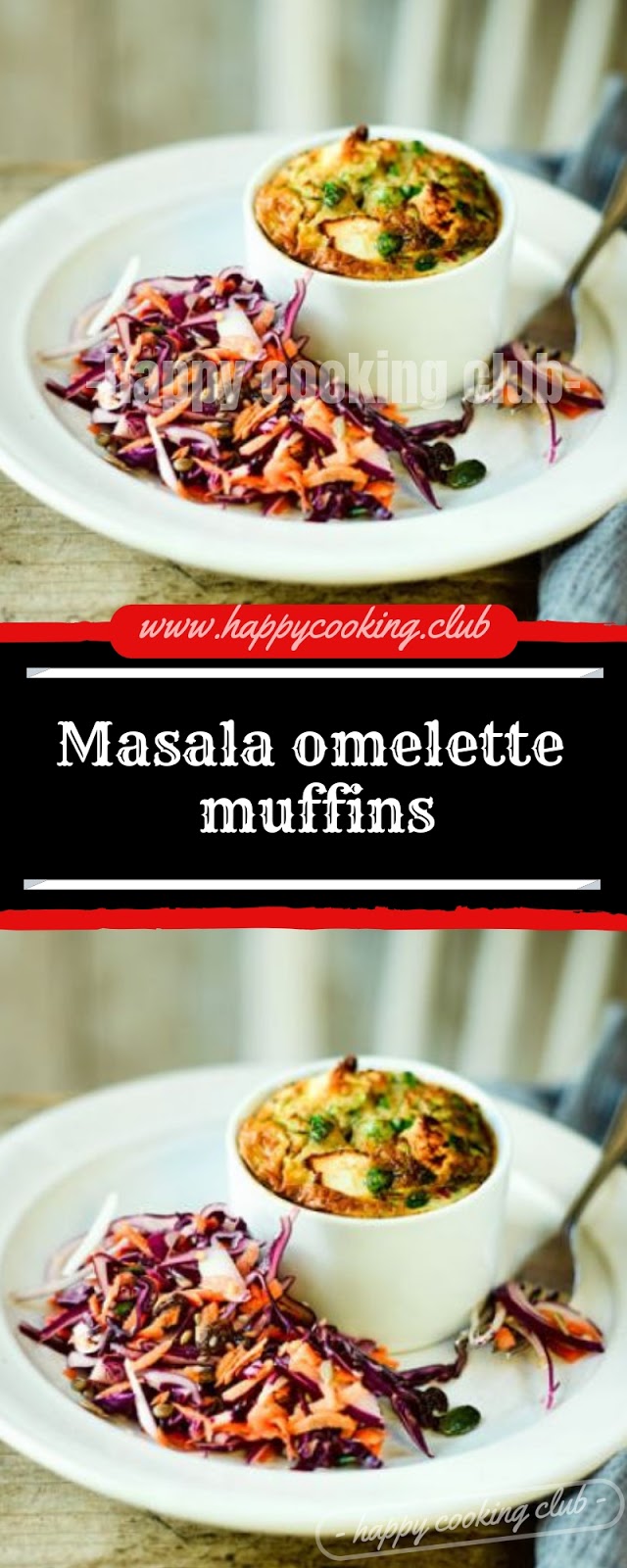 Masala omelette muffins