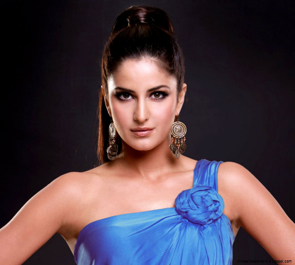 Katrina Kaif Blue Dress | This Wallpapers