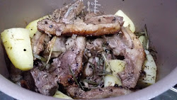lamb pressure grilled potato shoulder cooker