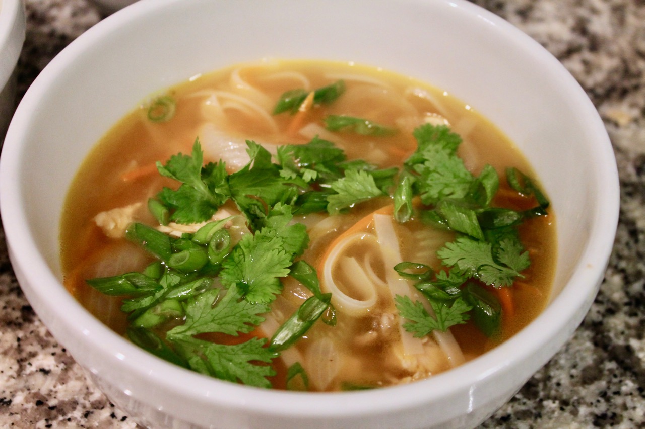 Cook In / Dine Out Vaguely Southeast Asian TurkeyNoodle Soup