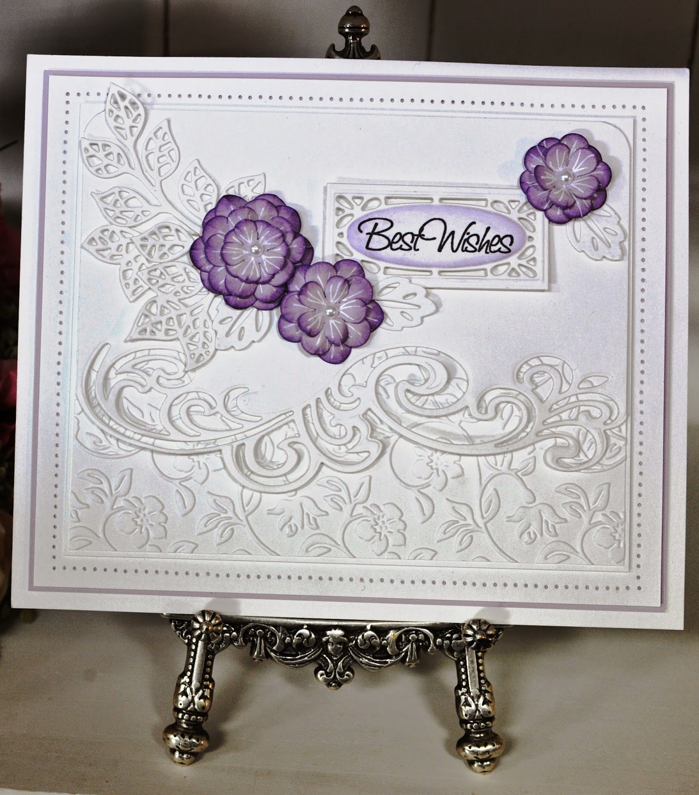 PartiCraft (Participate In Craft): Hand Embellished Flowers