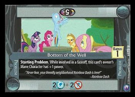My Little Pony Bottom of the Well Canterlot Nights CCG Card