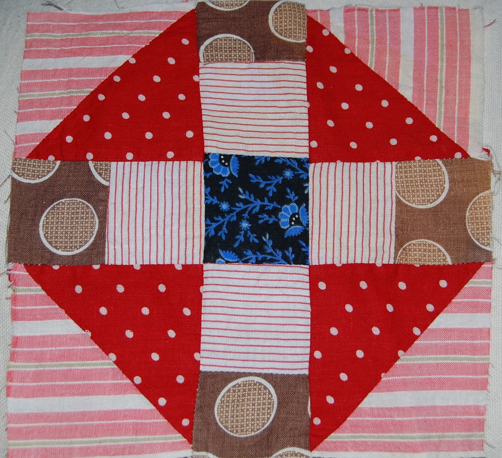 Scraps and Threadtales Antique quilt blocks...