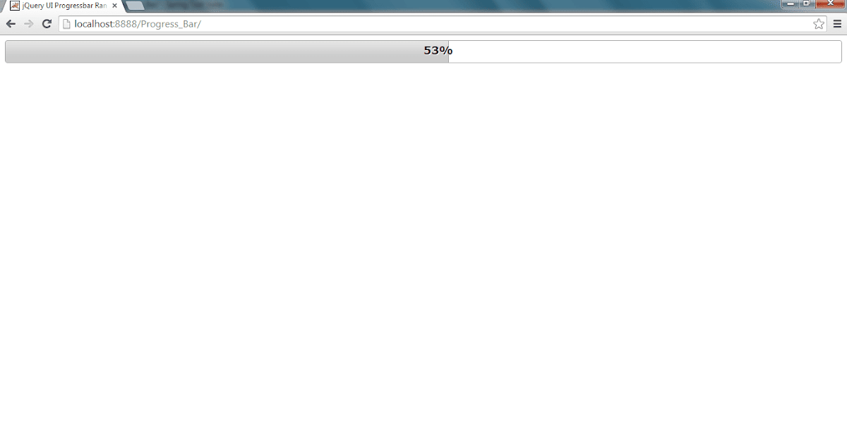 Random JQuery Progress Bar using Ajax and Servlet - StudywithDemo