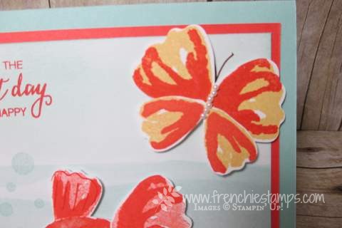 Punch Art Fish and Butterfly, Blossom Builder Punch Stampin'Up!, frenchiestamps