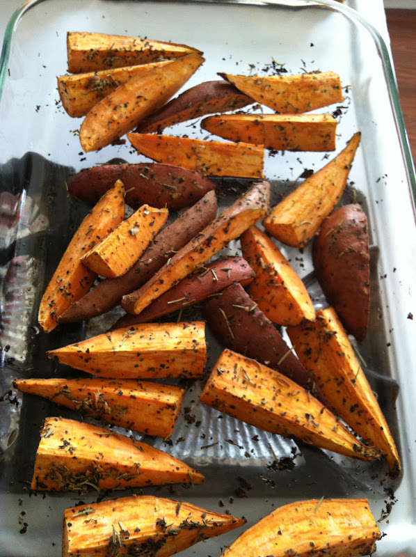 The Curried Cook Yam Fries