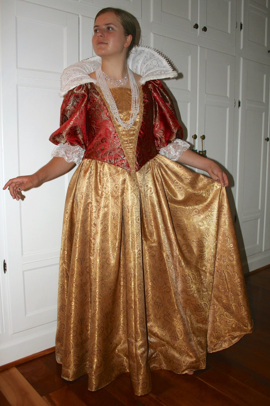 A Finished Queen Elizabeth Costume
