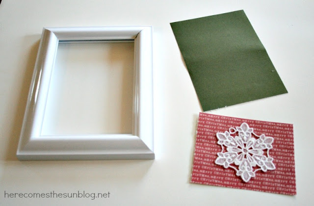 Framed Snowflake Art