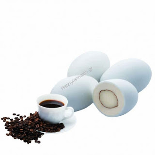 Κουφέτα Χατζηγιαννάκης με λευκή σοκολάτα, μόκα-καφές και αμύγδαλο