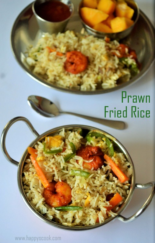 Prawn Fried Rice Recipe Prawn & Egg Fried Rice Fried rice with