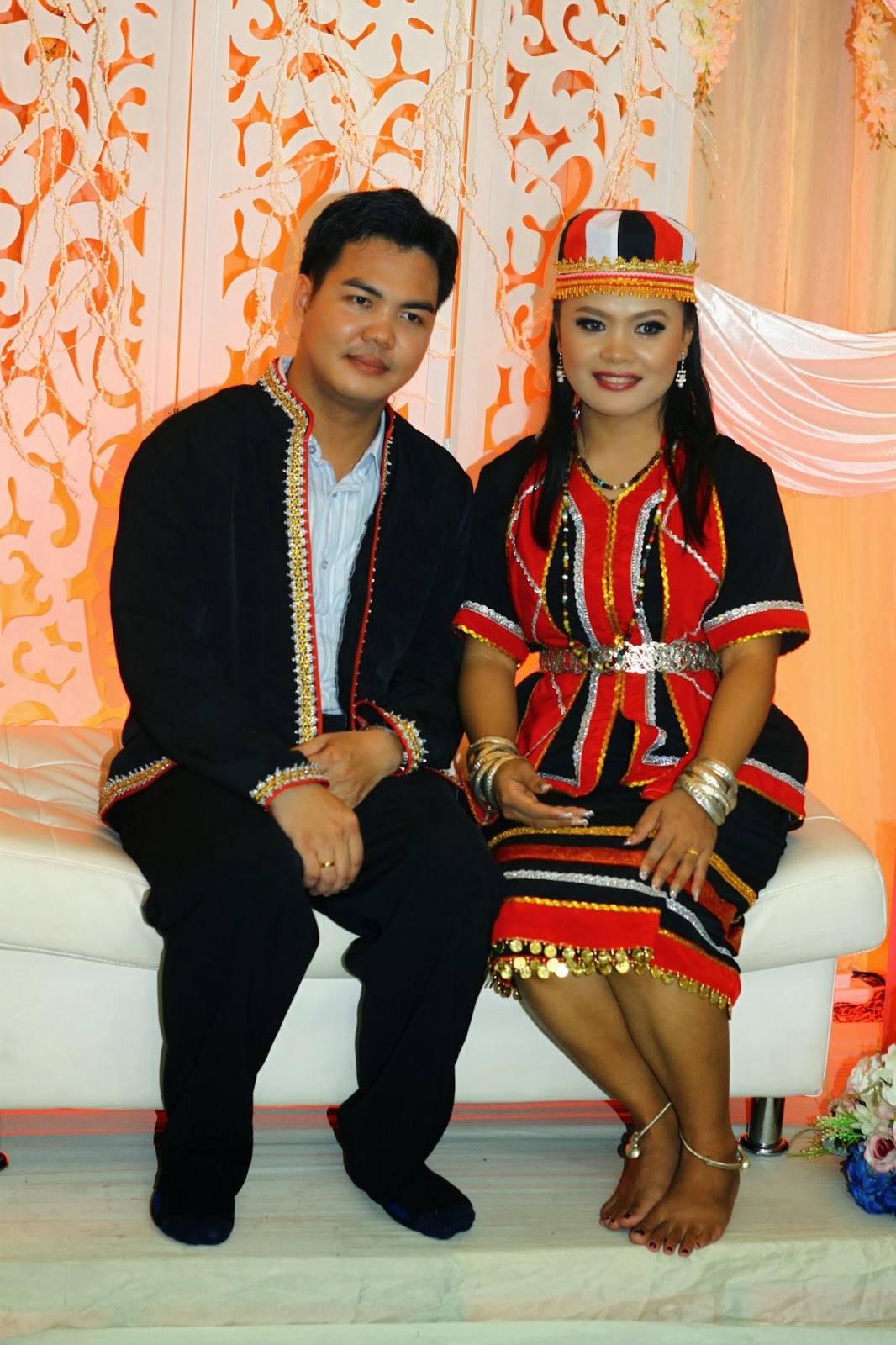 image of a traditional Iban wedding ceremony