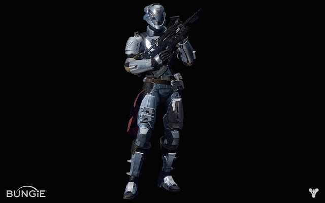 I believe this is a female character from Destiny - Post Game Lobby