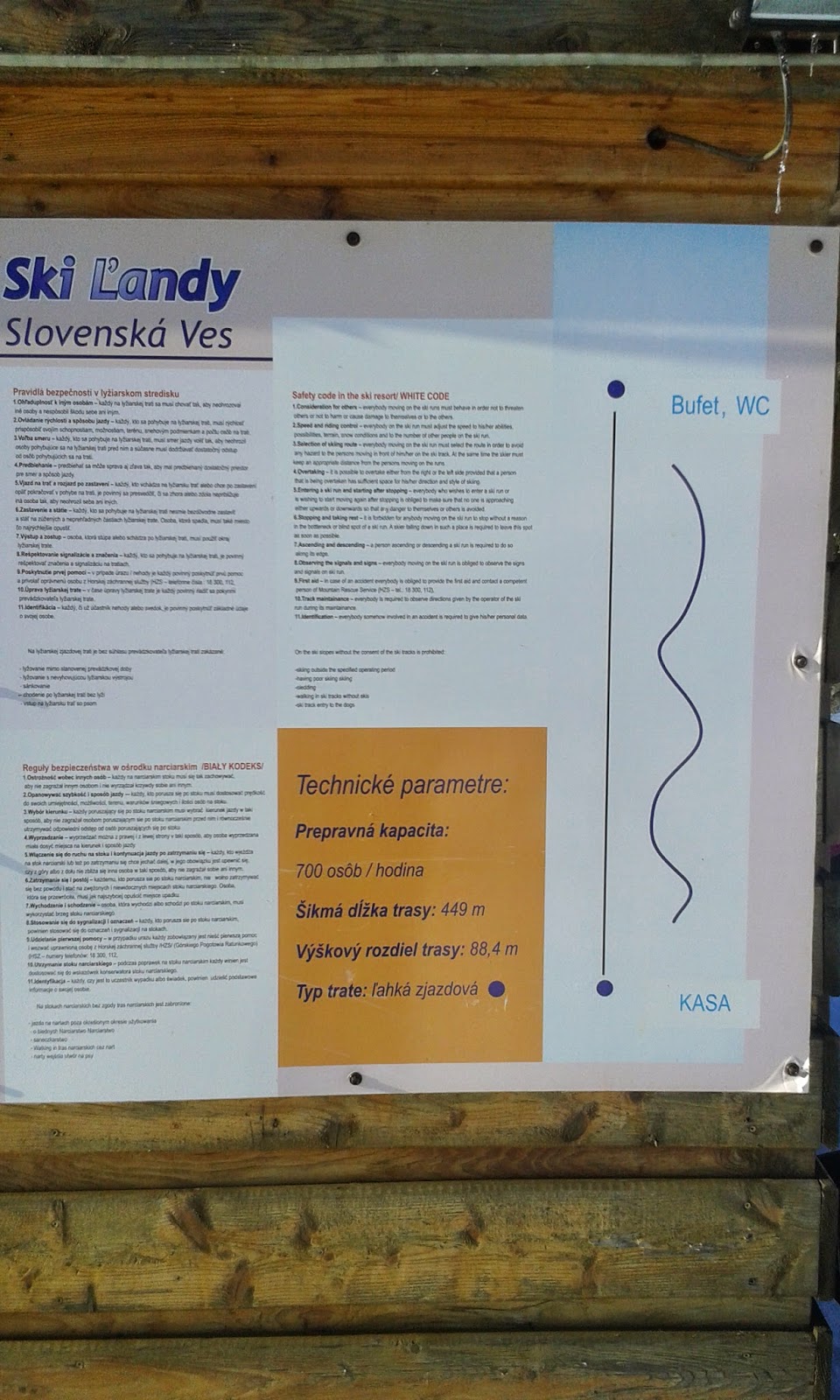 wyciąg i trasa narciarska SKI Slovenská Ves
