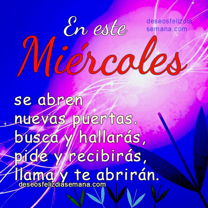 Resultado de imagen para MIERCOLES