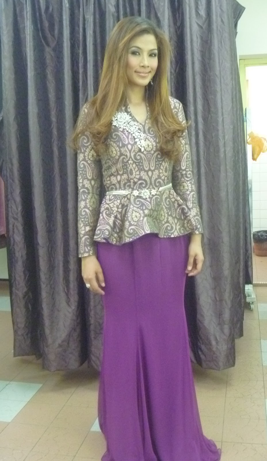 Nazreen Idris Malaysia S Fashion Designer Linda Onn In Raya Collection