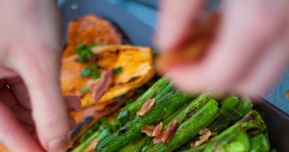 Grilled Asparagus + Potatoes with Bacon Local Food Rocks