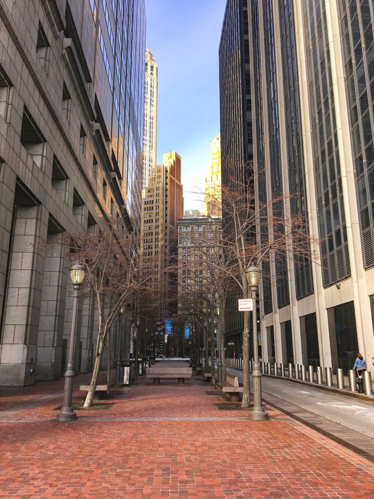 Spaziergang durch die Wall Street Spaziergang zum Ground Zero